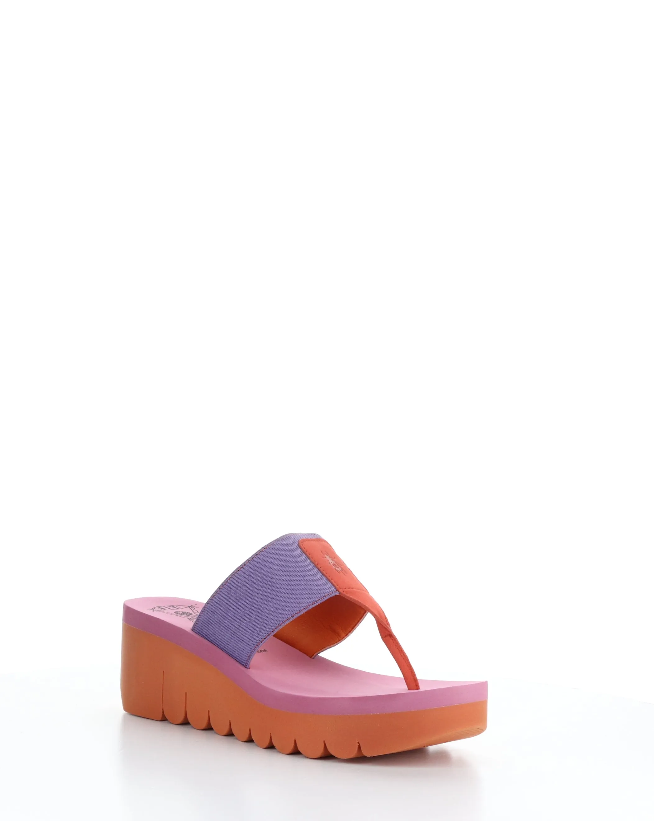 YOMU725FLY 008 RED/VIOLA Slip-on Sandals